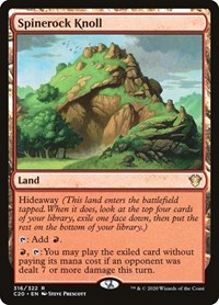 Spinerock Knoll, Commander 2020