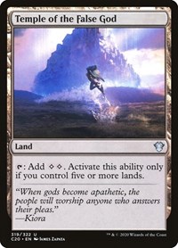 Temple of the False God, Commander 2020