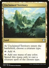 Unclaimed Territory, Commander 2020