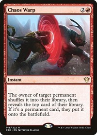 Chaos Warp, Commander 2020
