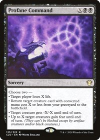 Profane Command, Commander 2020
