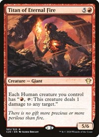 Titan of Eternal Fire, Commander 2020