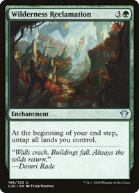 Wilderness Reclamation, Commander 2020