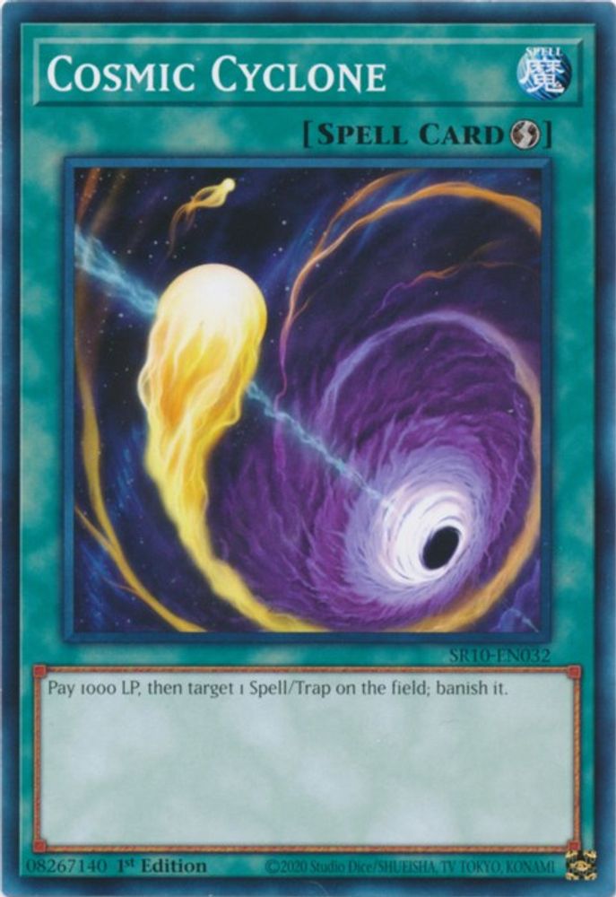 Cosmic Cyclone, 1st-edition, front