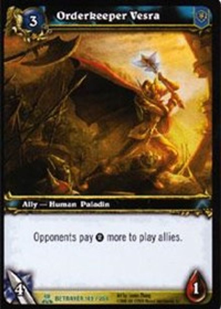 Orderkeeper Vesra, Standard, front