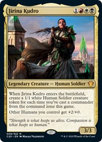Jirina Kudro (Commander 2020), Oversize Cards