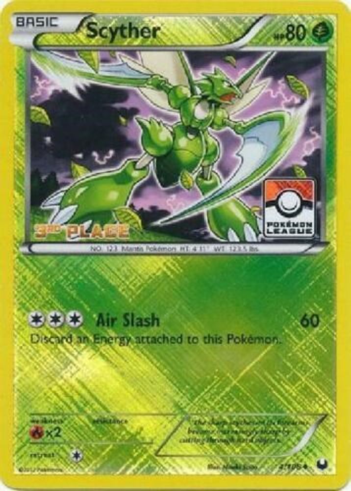 Scyther - 4/108 (Pokemon League) [3rd Place]