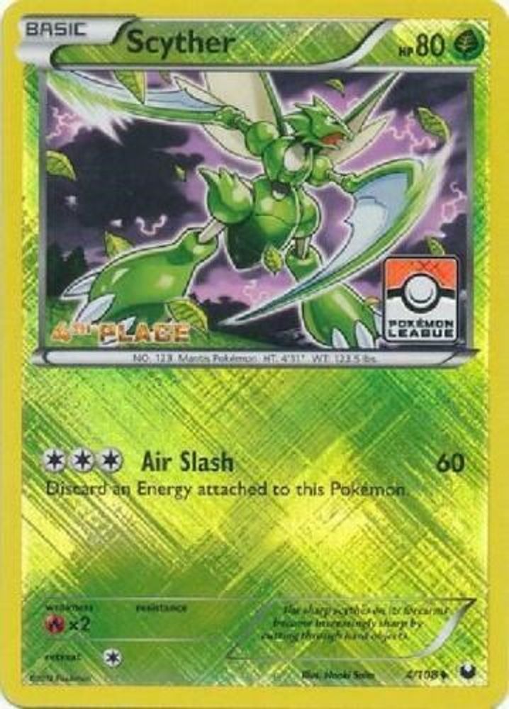 Scyther - 4/108 (Pokemon League) [4th Place]