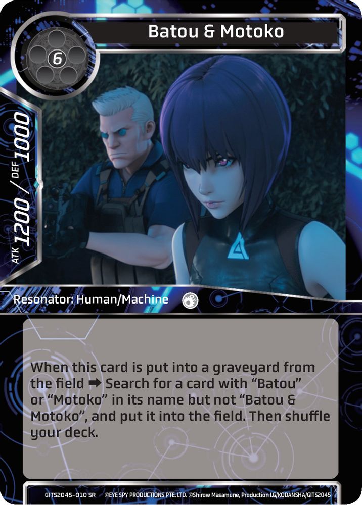Batou & Motoko, Standard, front