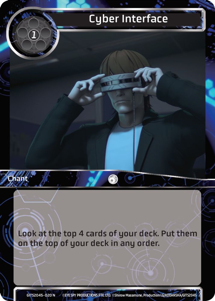 Cyber Interface, Standard, front