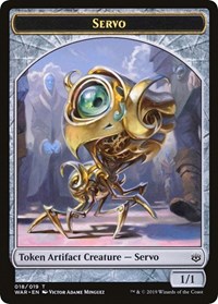 Servo // Dragon Double-Sided Token (Challenger 2020), Unique and Miscellaneous Promos