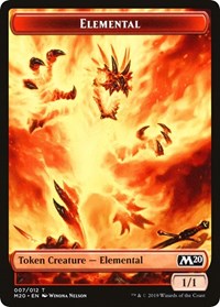 Elemental // Satyr Double-Sided Token (Challenger 2020), Unique and Miscellaneous Promos
