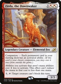 Zirda, the Dawnwaker, Promo Pack: Ikoria