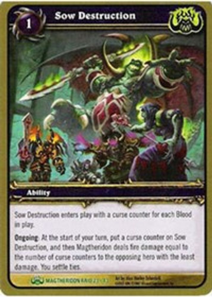 Sow Destruction, Standard, front