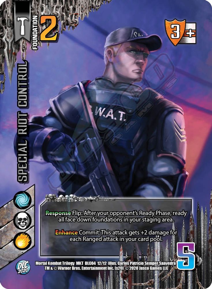 Special Riot Control, Standard, front