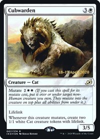 Cubwarden, Prerelease Cards