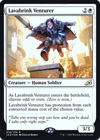 Lavabrink Venturer, Prerelease Cards