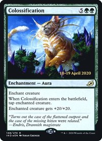 Colossification, Prerelease Cards
