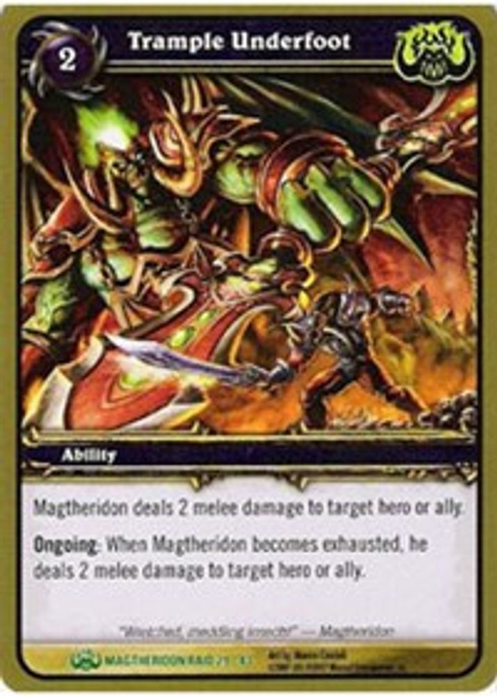 Trample Underfoot, Standard, front