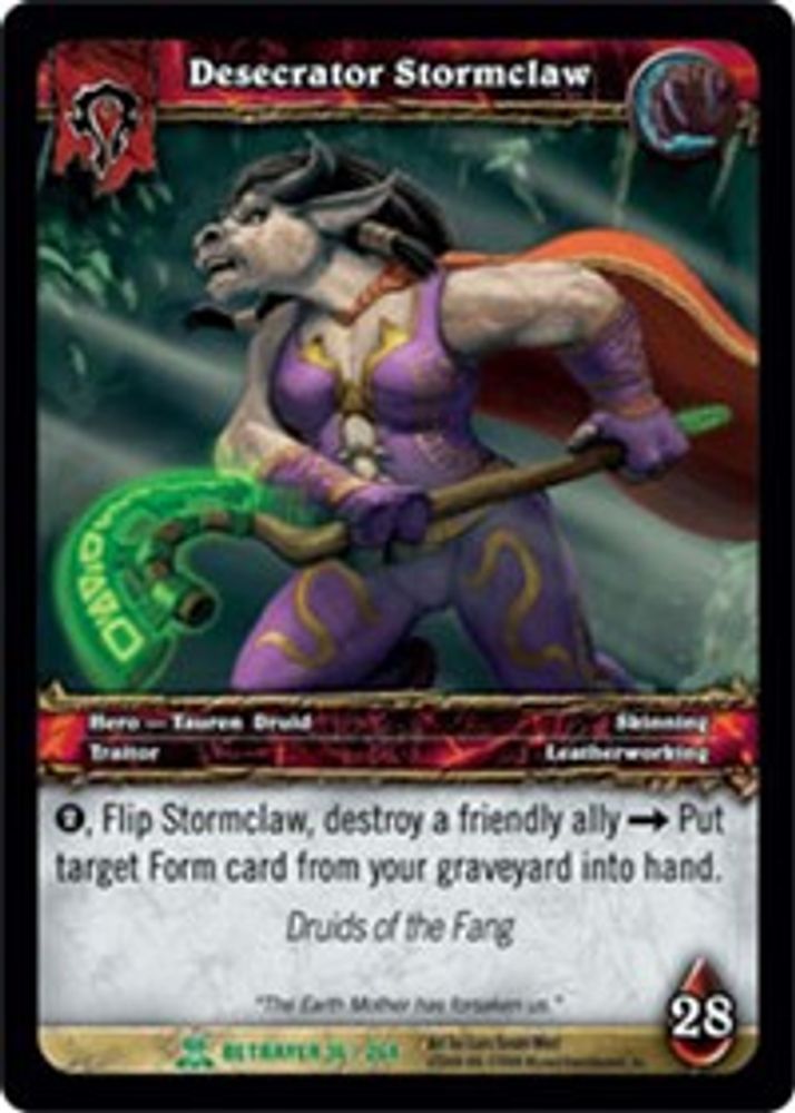 Desecrator Stormclaw, Standard, front