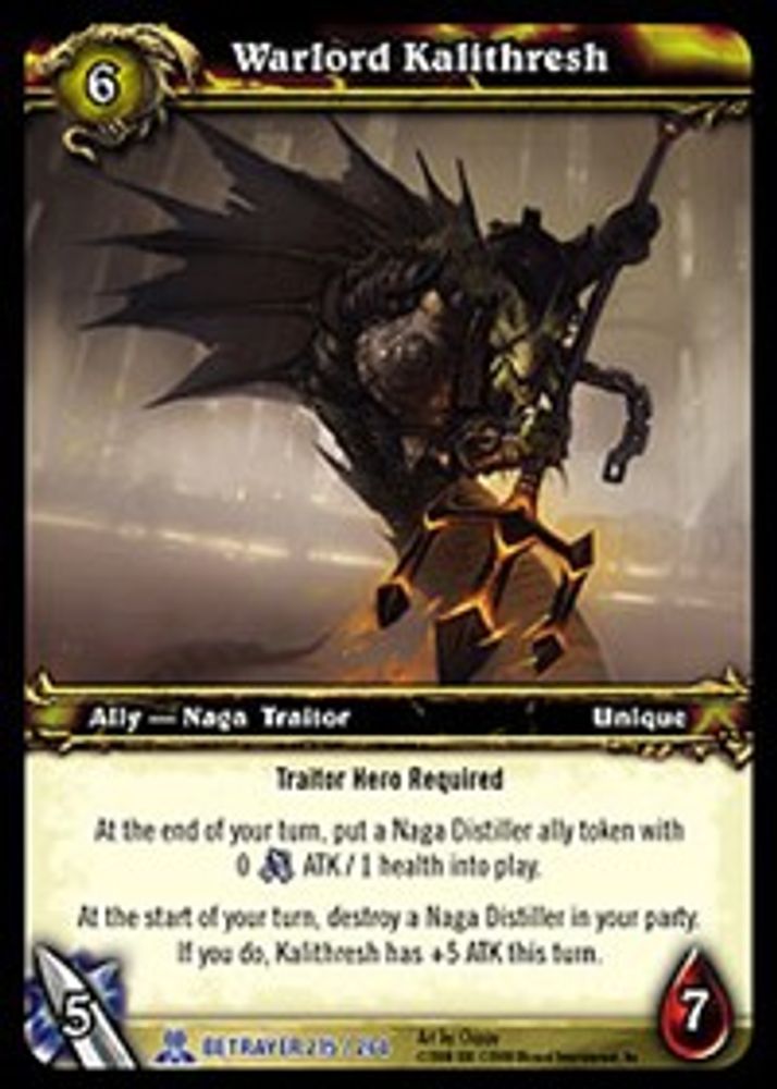 Warlord Kalithresh, Standard, front