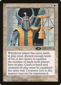 Balance (2nd place) (Arena League), Oversize Cards