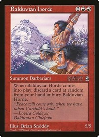 Balduvian Horde (Arena League), Oversize Cards