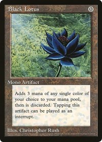 Black Lotus (Scrye Magazine), Oversize Cards