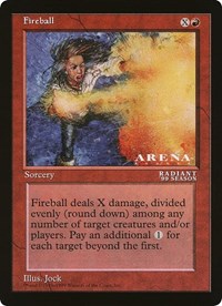 Fireball (Arena League), Oversize Cards