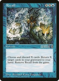 Recall (Arena League), Oversize Cards