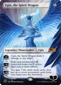 Ugin, the Spirit Dragon (Borderless), Core Set 2021