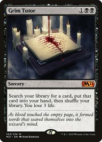 Grim Tutor, Core Set 2021