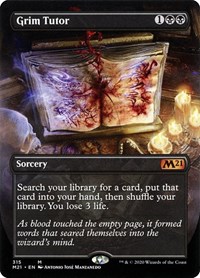 Grim Tutor (Alternate Art), Core Set 2021