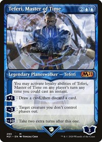 Teferi, Master of Time (Showcase) (290), Core Set 2021