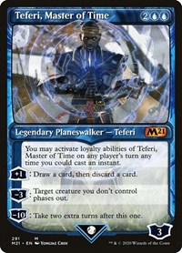 Teferi, Master of Time (Showcase) (291), Core Set 2021