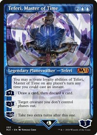 Teferi, Master of Time (Showcase) (292), Core Set 2021