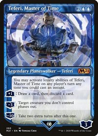Teferi, Master of Time (Showcase) (293), Core Set 2021