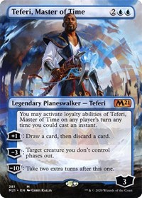 Teferi, Master of Time (Borderless), Core Set 2021