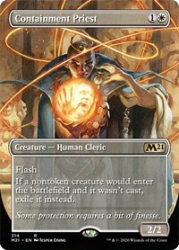 Containment Priest (Alternate Art), Core Set 2021