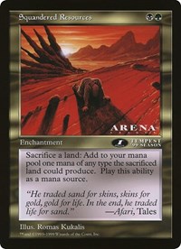 Squandered Resources (Arena League), Oversize Cards