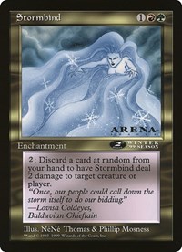 Stormbind (Arena League), Oversize Cards