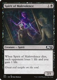Spirit of Malevolence, Core Set 2021