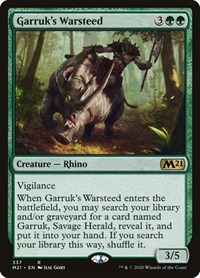 Garruk's Warsteed, Core Set 2021