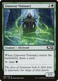Llanowar Visionary, Core Set 2021