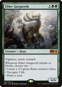 Elder Gargaroth, Core Set 2021