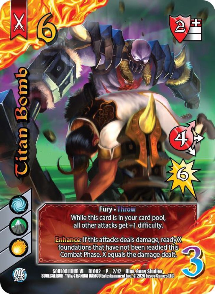 Titan Bomb, Foil, front