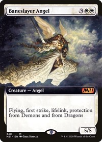 Baneslayer Angel (Extended Art), Core Set 2021
