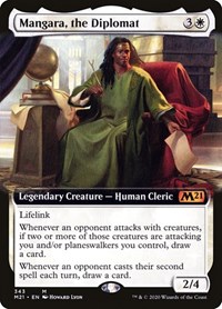 Mangara, the Diplomat (Extended Art), Core Set 2021