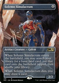 Solemn Simulacrum (Alternate Art), Core Set 2021