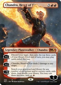 Chandra, Heart of Fire (Borderless), Core Set 2021